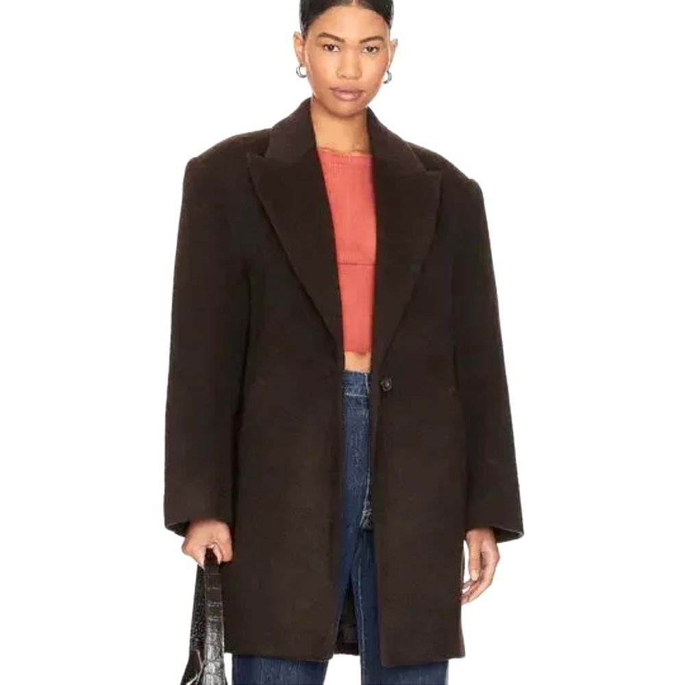 L'Academie Dark Brown Trench Coat